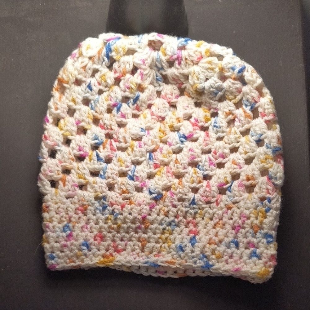 Colorful Crochet Kids Beanie